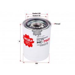 فیلتر برگشت هیدرولیک HC-7901 ساکورا