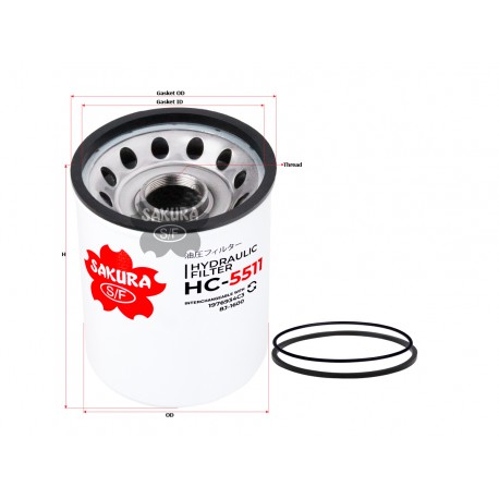 فیلتر هیدرولیک ساکورا برای غلطک مکانیکی مدل HC-5511