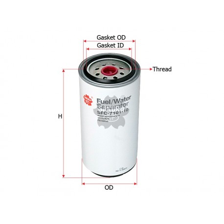 فیلتر آبگیر گازوئیل گریدر ساکورا مدل SFC-7101-10
